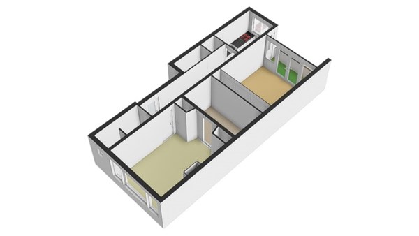 Floorplan - Gordelweg 221B, 3039 GA Rotterdam